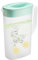 Pichet de 2,5 l avec couvercle et bec verseur, en plastique (PP) sans BPA