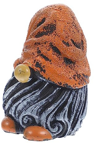 KONTONTY Mini Statue De Nain De Jardin en Résine Figurine De Nain De Jardin en Résine Poupée De Nain De Jardin Figurines De Nain pour Décoration Extérieure