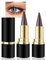 ZYEKIU 2 Stück Matte Schnell Trocknender Eyeliner, Kajalstift Wasserfest, Eyeliner Stift für Langanhaltend Lidschatten, Gel Eyeliner für Ein Alltägliches Lang Anhaltendes Augen Make Up (Braun)