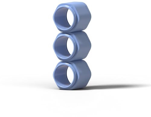 Cadence Extender - Add On to Any Flex Magnetic Containers with Lids,Extension to Travel Bottles for Toiletries - Carry On Travel Essentials For Women/Men - Adds Additional 1.43 fl oz - 3pk, Pacifiic