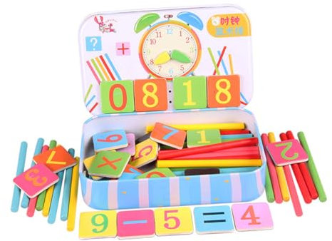 KONTONTY Calculadora Matemáticas Juguete Educativo Set De Materiales Didácticos