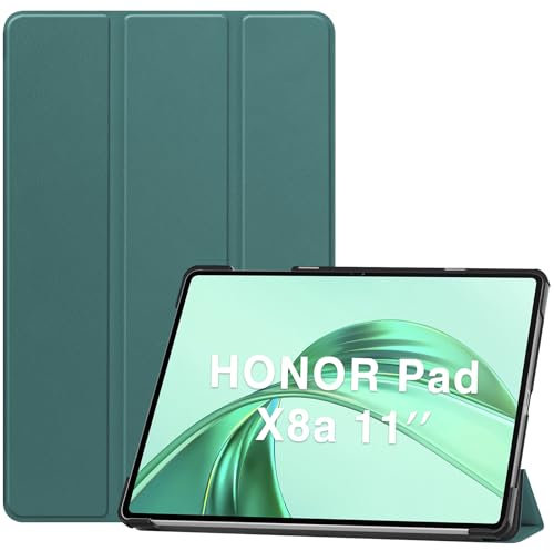 ProCase Smart Case for HONOR Pad X8a 11, Slim Cover Stand Hard Shell Case for HONOR Pad X8a 11 Inch –Green