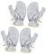 HEATSHAKING 2 Pairs Silver Wire Cleaning Gloves Heavy Duty Kitchen Dishwashing Gloves for Non Scratch Cleaning Wet Dry Use Enhanced Durability Easy Stain Removal