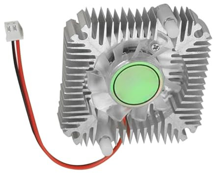 Computer Fan, Computer Graphics Card Cooler, 2.16 X 2.16 X 0.47inch, Low Noise Heatsink, 55mm Mounting Hole Distance, Efficient Airflow Cooling System for Business, Video Editing