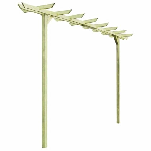 Generic Gartenpergola, Pergola aus Massivem Kiefernholz für den Garten mit Kletterpflanzen, Romantischer Entspannungs- und Unterhaltungsbereich, Robust, Langlebig, Verrottungsbeständig,