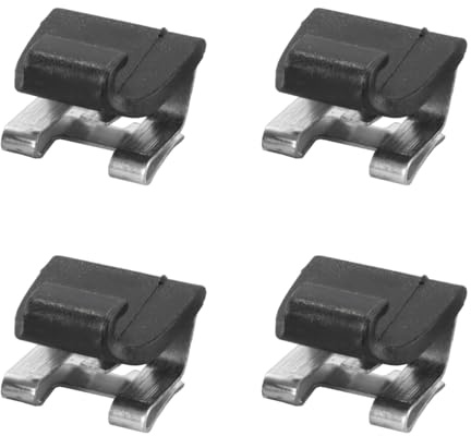 Gurtt Lot de 4 clips de rideau de porte arrière, référence 8200163859, compatibles avec Renault Megane 2, Megane 3 et Laguna 2.