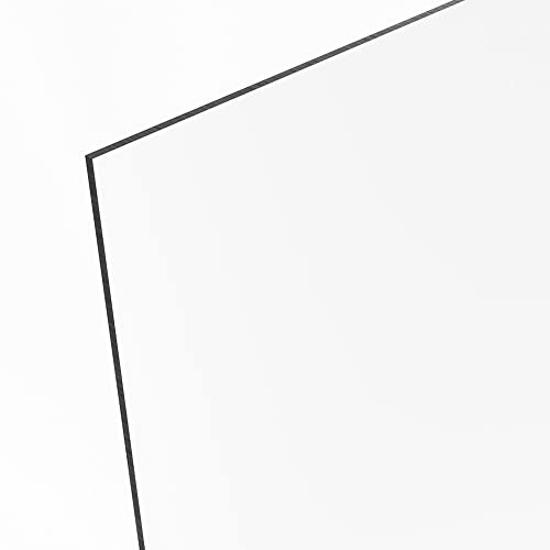 ExpressZuschnitt.de Alu DIBOND® Platte 100x100 cm weiß, 3mm Alu DIBOND® Aluminium Verbundplatte