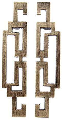 Mgoodoo Griff Möbelgriffe für Schrank,Schubladegriff aus Zinklegierung,Europäischen Stil Küchengriff Antique Bronze, Lochabstand-64mm, 5 Stück