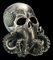 Pacific Giftware Totenkopf Cthulhu Schädel mit Tentakeln - Totenschädel Figur Deko Skull