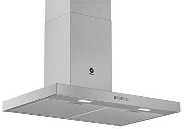 Campana - Balay 3BC076MX, Decorativa, 590m3/h, 3 posiciones, 75 cm, Inox