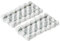 Bosch Home and Garden Petits Chiffons Microfibre de Rechange pour Nettoyeur de vitres Bosch - GlassVac