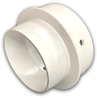 Vortice 46415 Plastic Pipe Reducer/Adaptor 100mm - 80mm