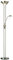 National Lighting Mother and Child Uplighter Floor Lamp with Reading Light - Antique Brass Finish Floor Lamps for Living Room R7s/G9 Bulbs (Not Included)