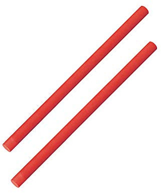 Comfy Schwimmnudel Poolnudel Ø 6,7 cm, 160 cm lang (Rot, 2 Poolnudeln)