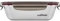 CANDL Cuitisan (Flora) Recipiente hermético de Acero Inoxidable con Tapa de Clip, Apto para microondas + Horno, Rectangular, Recipiente para Alimentos, EC7-SS05, (18,4cm x 13,0cm x 6,0cm / 580ml)