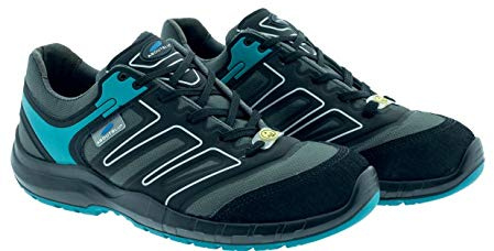 Aboutblu 5035102LA S3 ESD SRC, Indianapolis Octane Low, Anti-Verletzung, Unisex, Blau, Leder, Größe 35