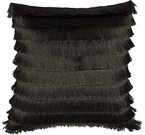 Furn Flicker Feather Filled Cushion, Graphite, 45 x 45cm