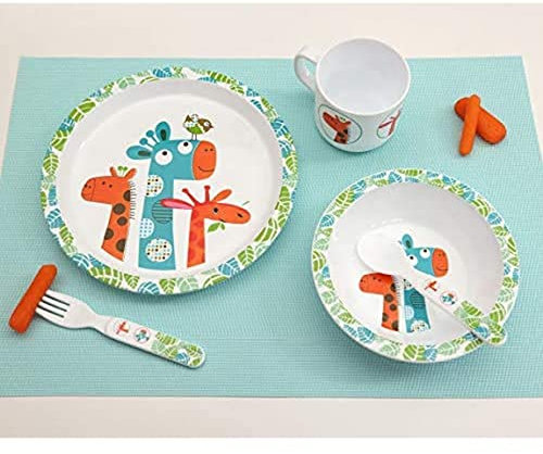 Kiokids Vajilla Infantil De Jirafas