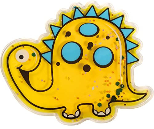 EDUPLAY 120679 Flüssigkeitsformen Dinos, gelb/blau, 4-teilig (1 Set)