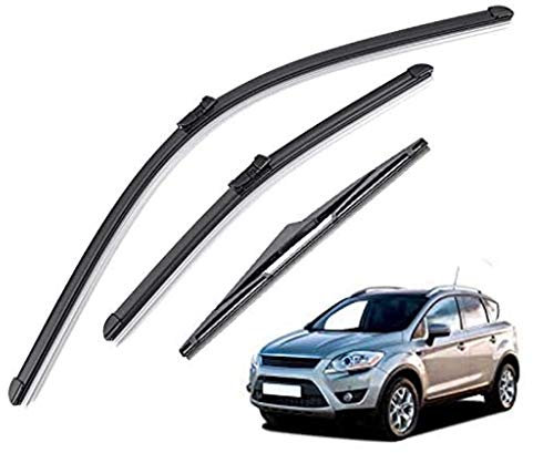 BDXZJ Wischerblätter Set Kompatibel für Ford Kuga MK1 2008-2012 Scheibenwischerblatt Scheibenwischer Vorne Hybrid Wischerblätter Autozubehör 24 17 13