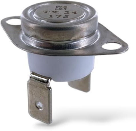 DL-pro Limitador de temperatura 175 °C apto para Miele 5432491/5432490/5126720/4710950 Termostato, sensor de temperatura Klixon para elemento calefactor, registro, secadora