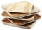 KAPCO Square Palm Leaf Plates 10” (25cm) (25 Pack) Natural, Disposable, Biodegradable, Compostable, Wood, Bamboo Like Dish Ideal for Picnics, Party, Birthday, Wedding, Camping, BBQ, Christmas, Events
