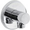 Bristan CARM WORD01 C Round Wall Outlet Shower Accessories, Chrome Plated
