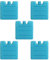 5 Pieces Outdoor Freezer Block Box Outdoor Freezer Refrigerator Reusable Ice Crystal Box Fan Air Conditioning Fan Blue Ice Box Repeated Ice Bags Fresh