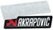 1pcs 3D-Aluminium-Auto-Aufkleber für Akrapovic-Logo-Emblem-Abzeichen