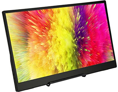 Monitor Portátil 15.6in, FHD 1080P Monitor Portátil para Computadora Portátil para PS4 para Xbox One Switch PC, USB C Gaming Monitor IPS Display para Samsung para Huawei