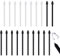 LUTER 20pcs Pen Nibs Replacement for Samsung Galaxy Tab s6, S Pen Nibs Stylus Pen Nibs Replacement with Install Tool Compatible with Samsung Galaxy Tab S7 & S7 Plus S8 & S8 Plus, White