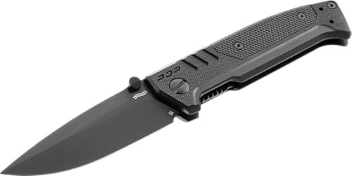 Walther PDP Klappmesser mit Linerlock-Verriegelung, Spearpointklinge aus 440C Stahl, ideal für Alltag-und Outdoor Aktivitäten
