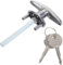 DOITOOL 1ensemble Serrure De Porte De Garage Avec Poignée T Verrouillable Kit De Déverrouillage Urgence Pour Ouverture Manuelle Compatible Majorité Des Ouvre-portes De Garage Construction Brossé