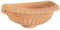 Biscottini Vasca per Fontana da giardino in terracotta Fontanella a muro da esterno Fontana da parete Made in Italy lavabo Decorazione muro