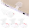 Amabro Pack of 4 Type C Port Dust Caps, USB C Schutzkappe mit USB-C Anti-Staub-Stecker Typ C Staubstecker mit Entfernbarem Kleber Anti-Verlust-Schutzhülle Kompatibel mit Typ-C Handy Tablet