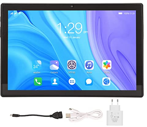 Tablette 10 Pouces pour Android 11, 6 Go 128 Go ROM MT6750 Processeur Octa Dual Sim Appel 4G WiFi Bluetooth PC Gris (US) 10 Pouces 6G 128G 1920x1200 Écran IPS 1960x1200