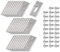 30 cuchillas para robot cortacésped, cuchillas de cortacésped de acero inoxidable compatibles con tornillos adecuados para Husavarna