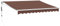 vidaXL Tenda da Sole Retrattile Automatica Marrone 300x250 cm, tendalino Retrattile, tendalino, tendalino per Patio, Tende retrattili