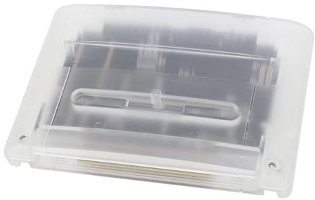 Cartouche de Jeu 3000 en 1, Carte de Jeu V1 Super Everdrive 3000 en 1, Carte Mémoire Intégrée de 8 Go, Sauvegarde Automatique, Carte Graveur SFC pour Consoles de Jeu Snes/SFC