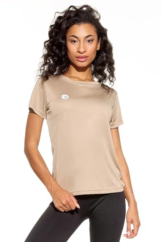 Leichtes Damen Sport T-Shirt – Atmungsaktiv, Schnelltrocknend & Elastisch – Ideal für Fitness, Laufen, Yoga – Funktionsshirt in vielen Farben & Größen