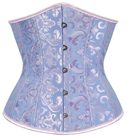 Genérico Regalos Originales para Muje Mujeres Fajas Bustier Elegante Vestido Corset con Cordones Ajustable Vintage Corpiños Corpiño Medieval Encaje Princess Corset 3# Lila 3XL