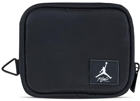 Nike Flight Zip Wallet 023 – Black One Size, 023-Black, Taglia Unica