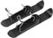 skyrabbiter Universal Klein Skischild, für Kinderwagen und Trolleys für Haustiere, frostsicher bis -40 °C, Schneewagen- oder Strandgleiter, Ski-Board und Strandrollbrett für Rollstühle (A)