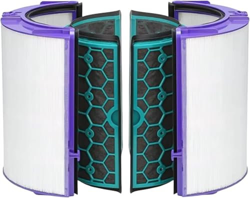 Yangers 360 Glass HEPA and Activated Carbon Filter Replacement Filter for Dyson Cool Fan Air Purifier HP04 TP04 DP04 HP05 TP05 DP05 HP07 TP07 DP07