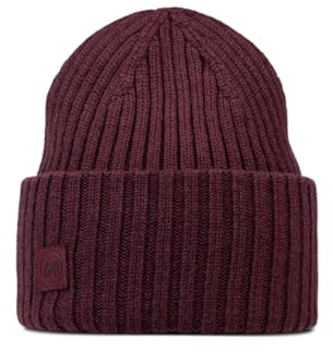 Buff®| Knitted Mütze Männlich Weiblich Erwachsene, Extreme Kälte, Praktisch, Vielseitig, Modisch, Wärmedämmung, Komfortabel, Einheitsgröße, Rot