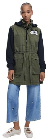 Desigual Damen 25wwew28 Parka Mantel