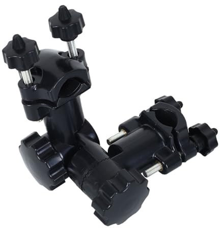 LIbgiubhy Angelschirm-Halterung, Clip, Angelstuhl, Kinderwagen, Regenschirm-Halter, verstellbar, 360 Grad, Angelstuhl-Halterung, langlebig