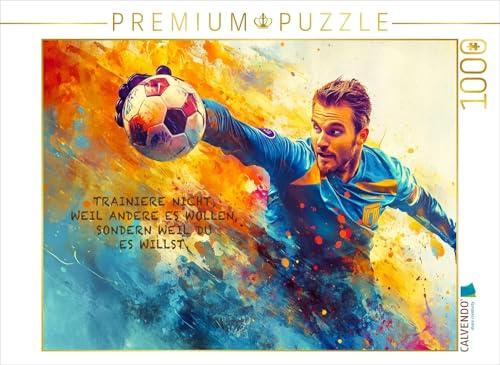 CALVENDO Puzzle EIN Motiv aus dem Kalender Fußball und Motivation | 1000 Teile Lege-Größe 64 x 48 cm Foto-Puzzle für glückliche Stunden