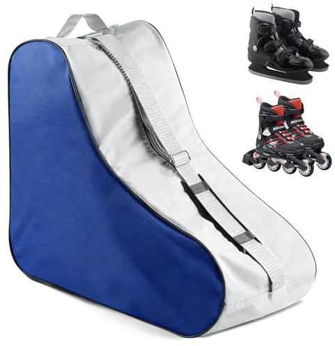 Schlittschuhtasche Schlittschuhe Inliner Tasche Rollschuhe Skatertasche mit Verstellbar Trageriemen