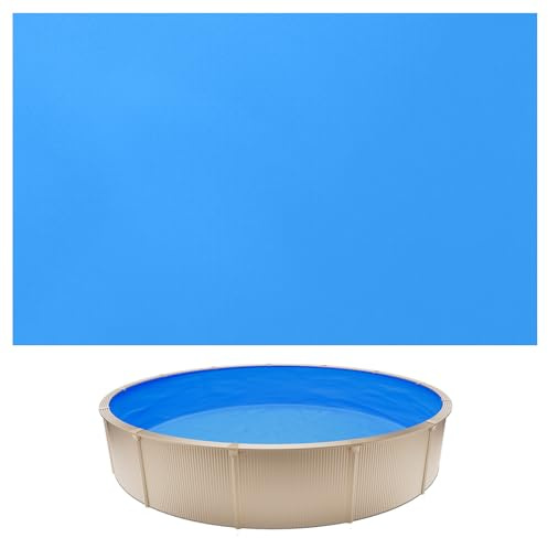 VEVOR Revestimiento para Piscina PVC, Liner para Piscinas Elevadas de Grosor mm, Altura de Pared, Resistente al Desgarro, Frío y Sol para Exterior y Jardín (Redondas 350,5 cm Altura de Pared 90 cm)